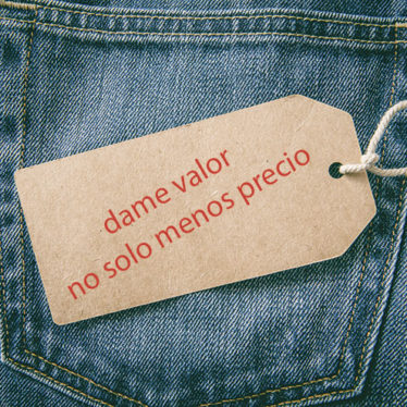 Descuentos no, promesa de valor sí