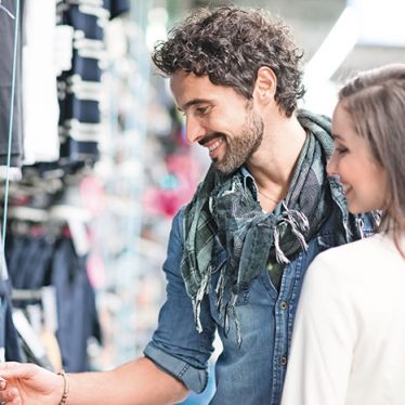 Zoom consumidores de moda y estilo de vida